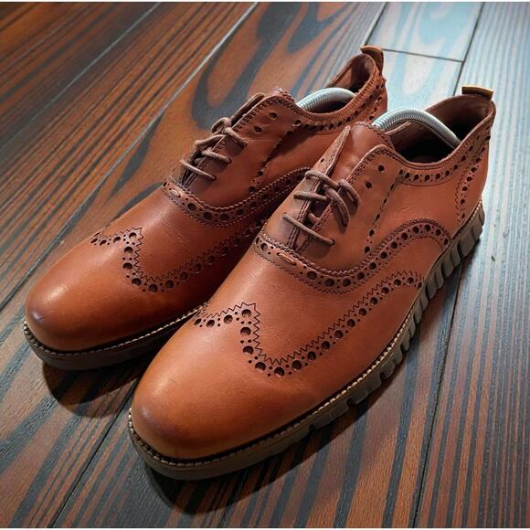 COLE HAAN Zero Grand OS Wingtip Oxfords Dress Shoes Mens Size 10.5 Fast Ship main image 8